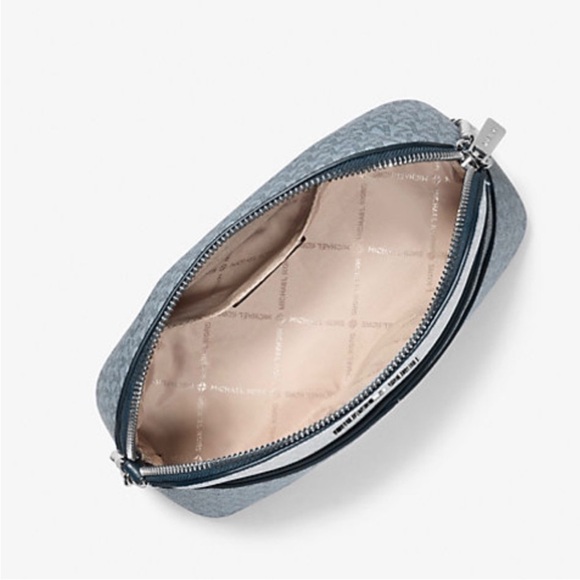 MICHAEL KORS Medium Jet Set XCross Dome Logo Admiral Multi Crossbody NWT - Picture 2 of 5